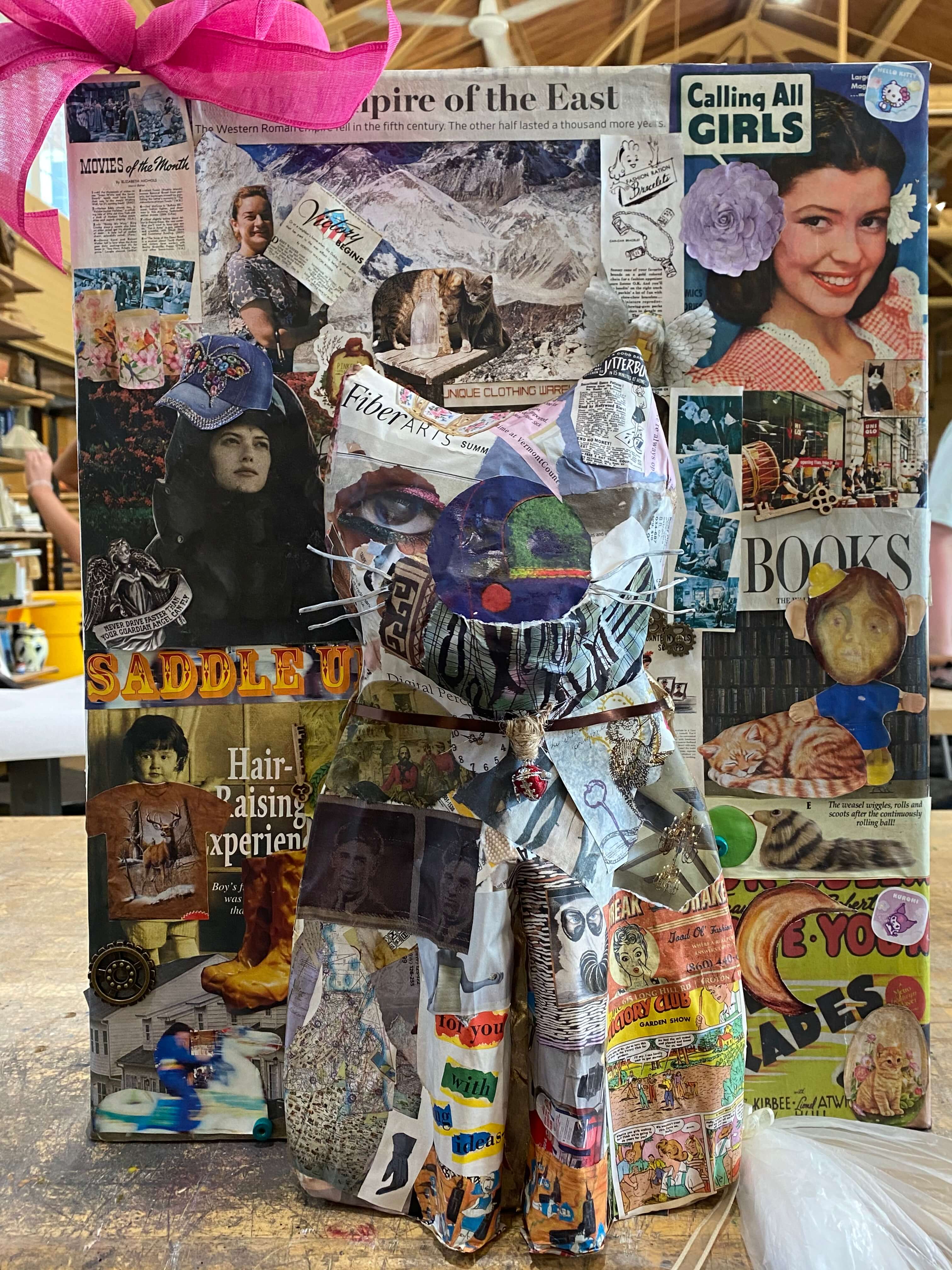 The final version of the cat collage.
