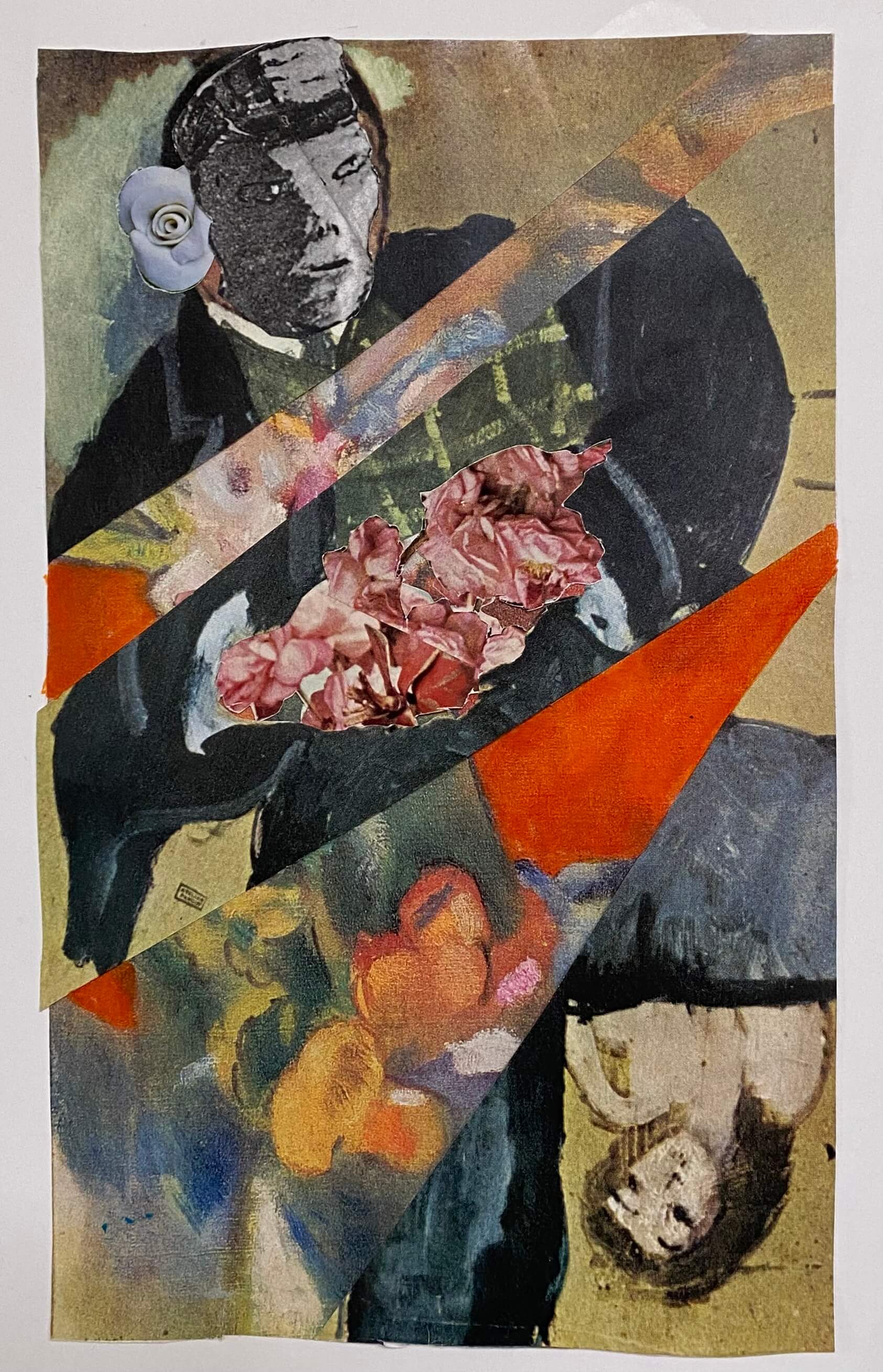 Collage image of a figure.